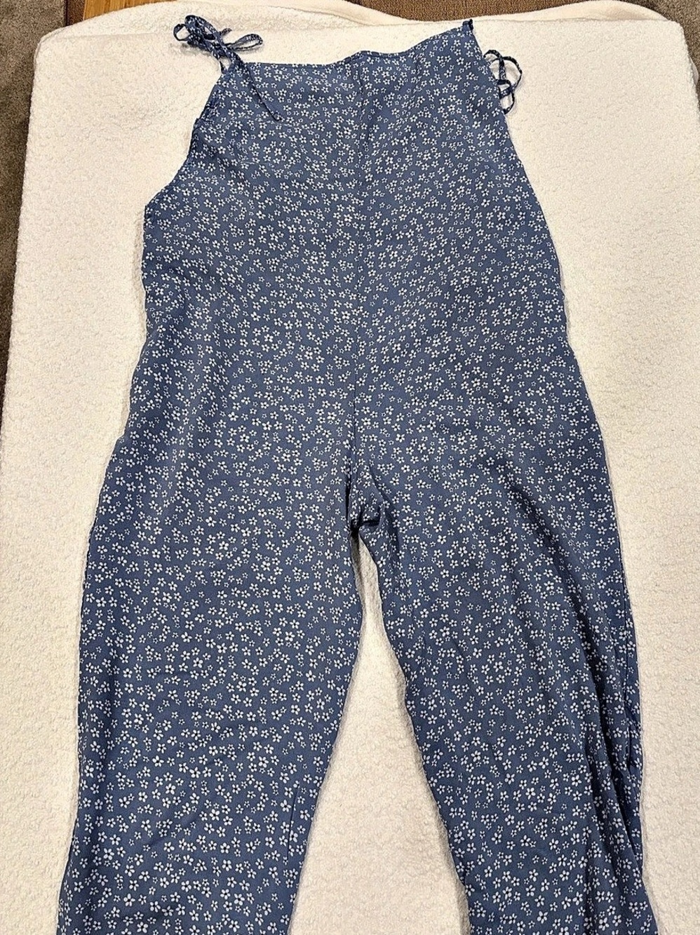 Smash + Tess/Jillian Harris Saturday Romper Floral Blue & White Small